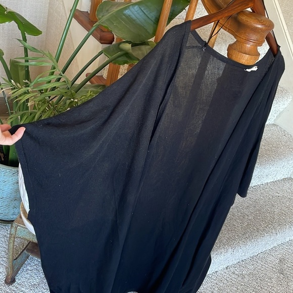 Altard State Elegant Black Sheer Kimono - Picture 3 of 7